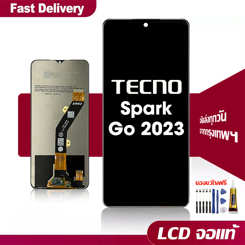 หน้าจอ LCD Tecno Spark Go 2023 จอแท้ จอพร้อมทัชสกรีน เข้ากันได้กับรุ่นหน้าจอ TECNO spark go2023 จอ ฟ