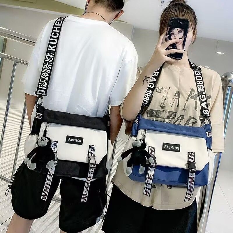 กระเป๋าสะพายไหล่ กระเป๋า Messenger สไตล์ญี่ปุน สะพายข้างผู้หญิง A11