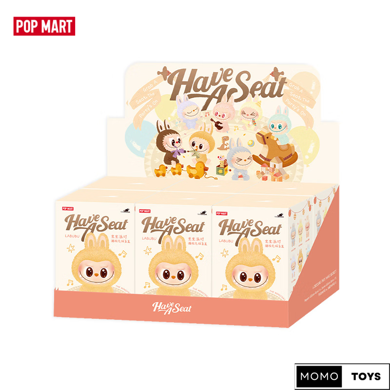 ยกบ็อก(6 ตัว) โค้ดแฟชั่นลด30% พร้อมส่งในไทย Popmart ของแท้ labubu V2 Labubu v2 THE MONSTERS - Have a Seat พวงกุญแจ