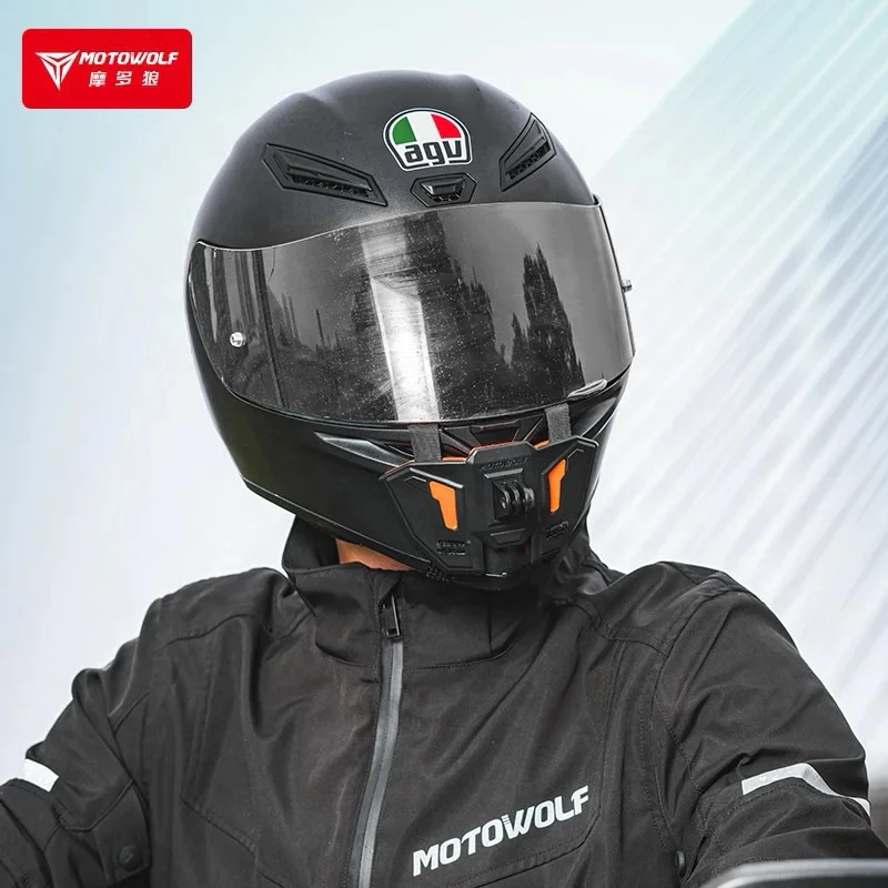 MOTOWOLF MDL 3534 helmet camera mount ที่ติดกล้องติดหมวกกันน็อค thumbnail 7