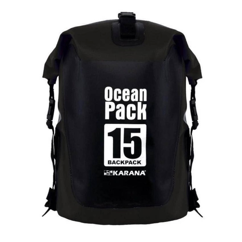 Karana OceanPack Backpack 15L กระเป๋ากันน้ำ - Black