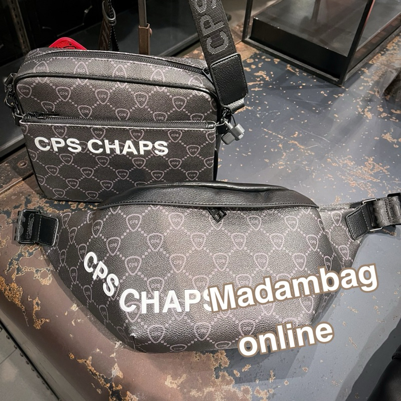 CPS CHAPS Men Monogram Bag กระเป๋าสะพายข้าง กระเป๋าคาดหน้าอก แท้จากช็อป