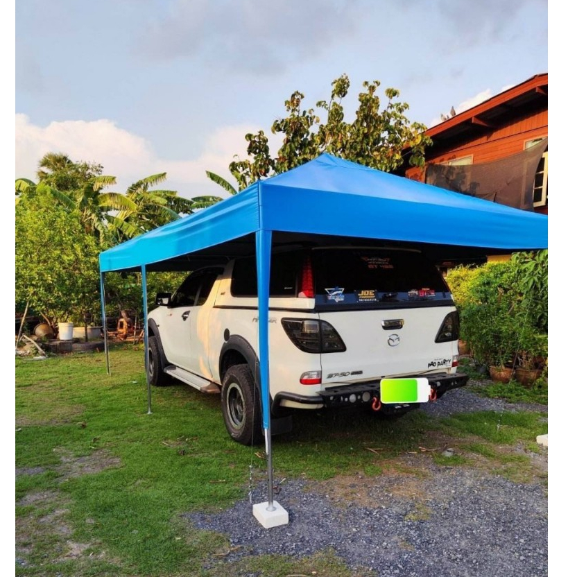 เต็นท์ประกอบ 3x6 เมตร ผ้าใบUV ทรงปั้นหยา