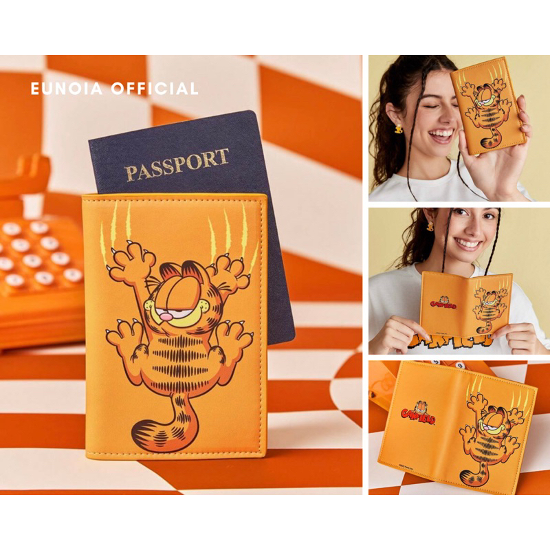 [พรีออเดอร์] PASSPORT COVER • GARFIELD ซองใส่พาสปอร์ต กราฟฟิค