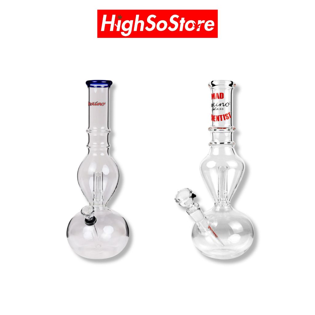 บ้องแก้ว Molino สูง 24-26 cm สวย ใส ของแท้ 100% Glass Bong บ้องคุณภาพดีจาก Molino