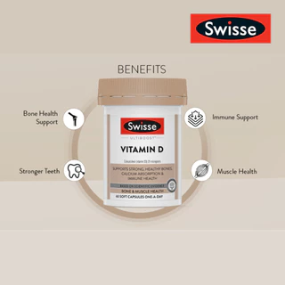 Swisse Vitamin D วิตามิน ดี EXP11/2028