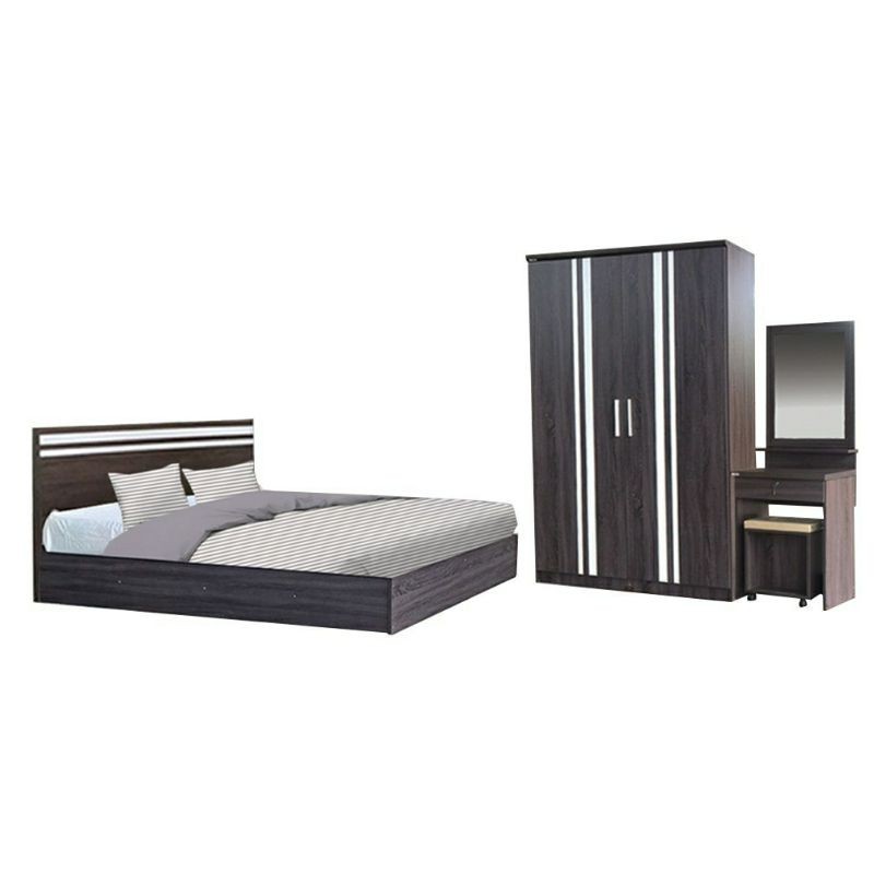 ชุดห้องนอน IRIN  มีขนาด 3.5 ฟุต 5 ฟุต 6 ฟุต ไม่รวมที่นอน