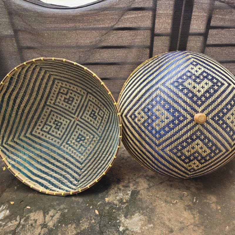 ฝาชีลายไทย (กรณีสีหมด คละให้ค่ะ สวยมากขนาดจัมโบ้ กว้างปาก 28 นิ้ว มีหูกระดุมจับยกเด่นทันสมัยหรูหรา งานเข้าใหม่ตลอดจำมาก - รูปที่ 6