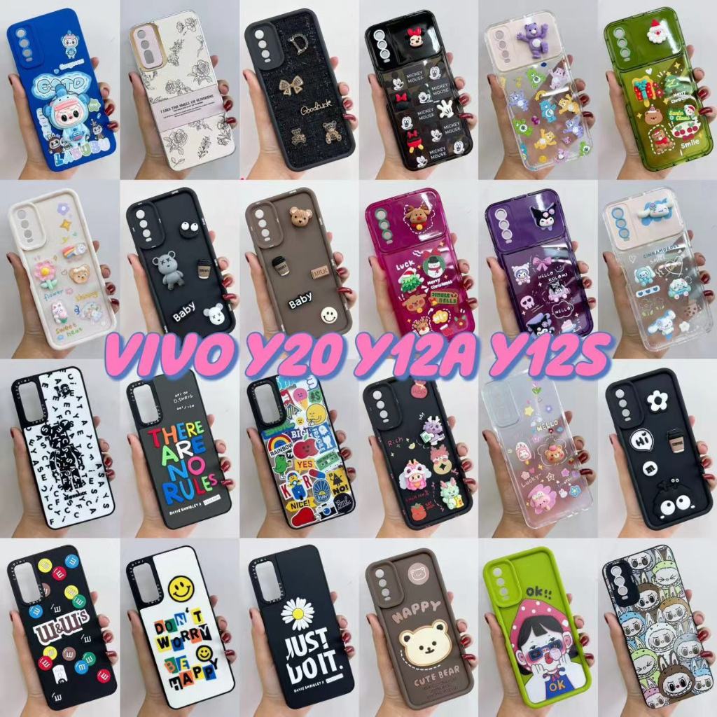 เคส รวมเคสโทรศัพท์ เคสหน้ารัก รุ่น วีโว่ vivo y12s y20 y12a เคสการ์ตูน เคสสวย vivo y12s y20 y12a