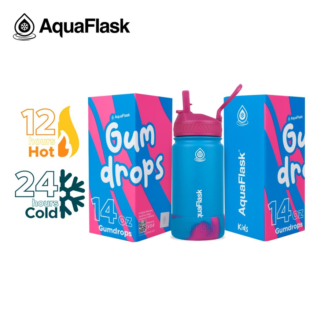 Aquaflask Kids 14oz I กระบอกน้ำเก็บความเย็น กระติกน้ำสแตนเลสสำหรับเด็ก 14ออนซ์