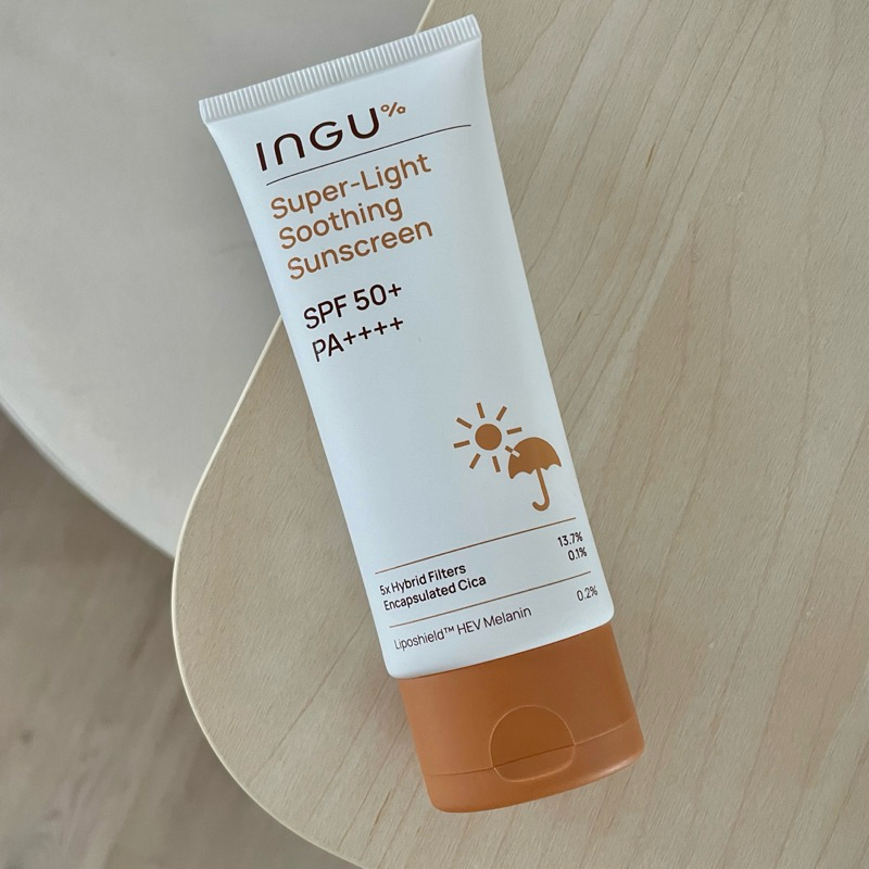 INGU - 70g Super-Light Sunscreen SPF50+ PA++++กันแดดผิวแพ้ง่าย (พร้อมส่ง)