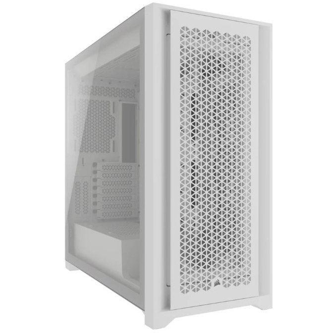 CORSAIR 5000D CORE AIRFLOW WHITE TEMPERED GLASS CASE