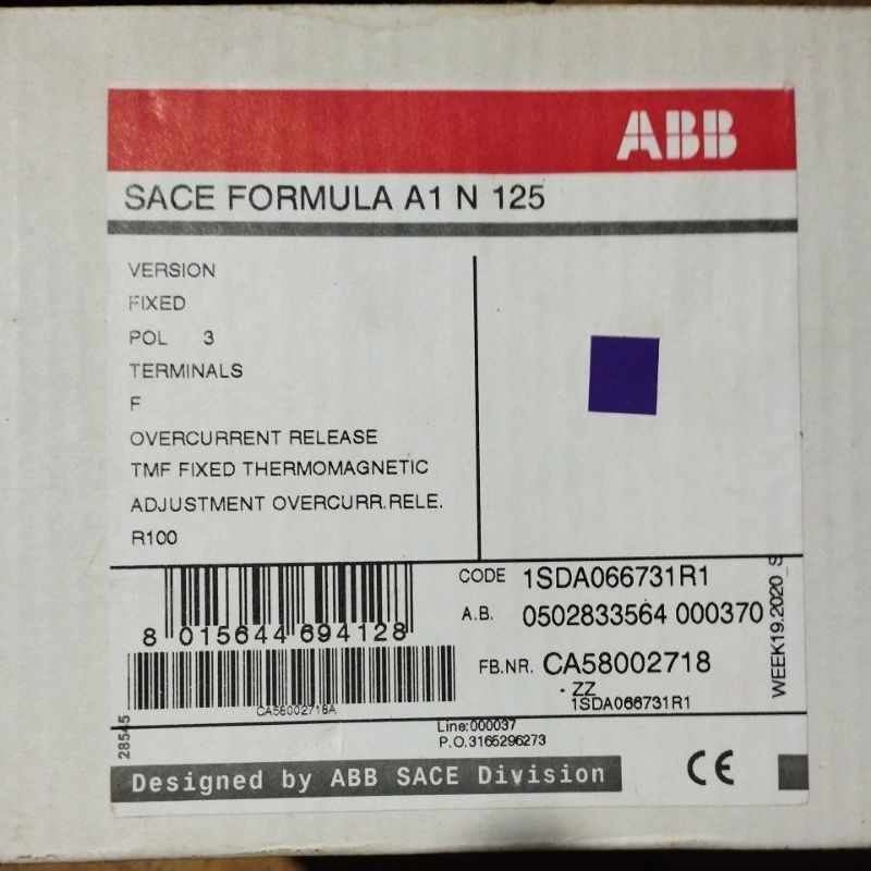 เบรกเกอร์ABB SACE DIVISION