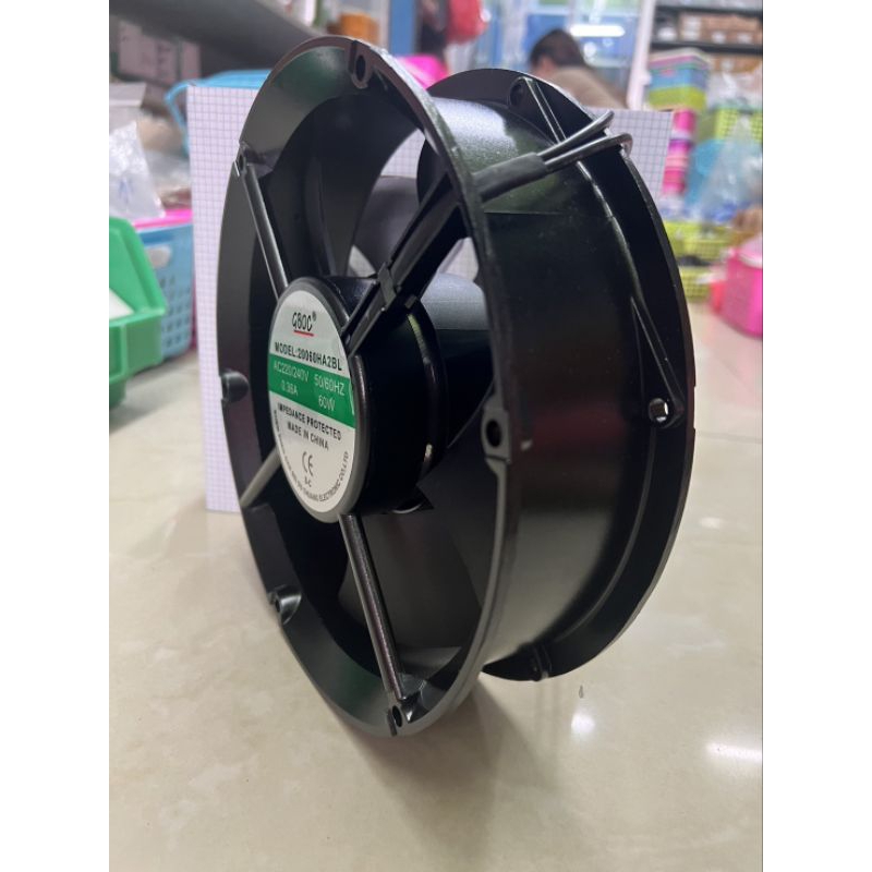 พัดลม 8นิ้ว กลม GBOCMODEL:20060HA2BL
AC220/240V 50/60HZ
0.36A
60W
