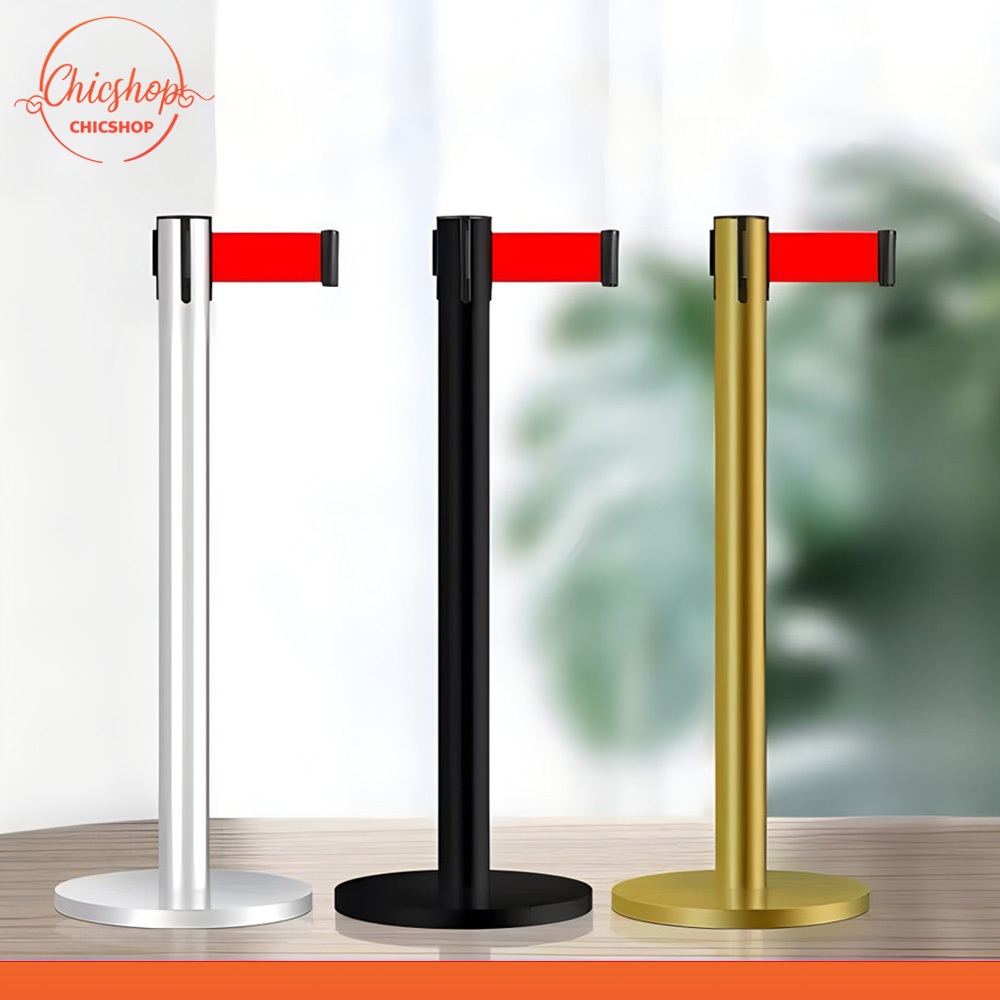 chishop เสากั้นทางเดิน ป้องกันความปลอดภัย แบบยืดหดได้ สำหรับแบ่งพื้นที่