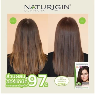 Naturigin เนเชอริจิ้น ครีมเปลี่ยนสีผม พร้อมบำรุง ส่วนผสมจากธรรมชาติ Permanent Hair Color Dye (115ml)