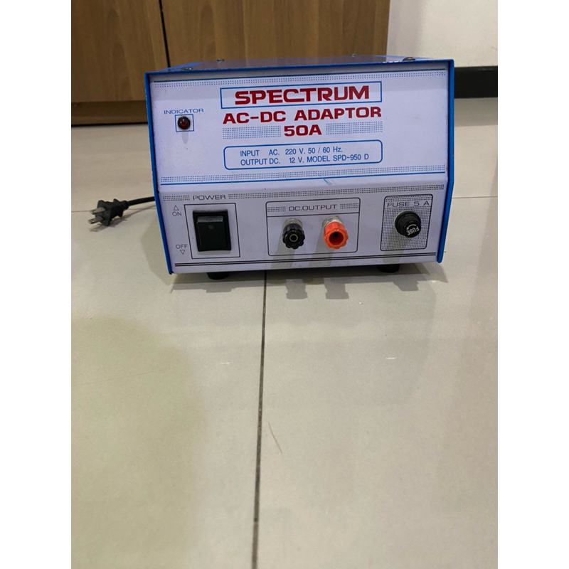 หม้อแปลงไฟ AC220V - DC12V Spectrum AC-DC Adaptor 50A(50แอมป์)