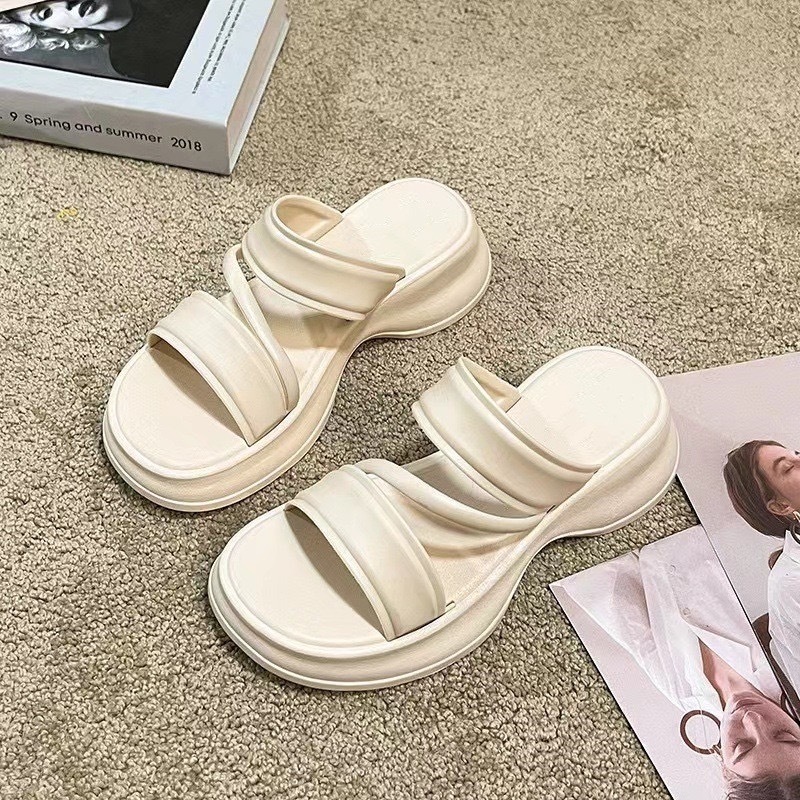 รองเท้าแฟชั่น รองเท้าแตะสายไขว้ ฮิตที่สุด สวยสไตล์เกาหลี ราคาถูก T286 ราคา ถูกที่สุด ดีลบีเคเค แกลเลอรีภาพที่ 7