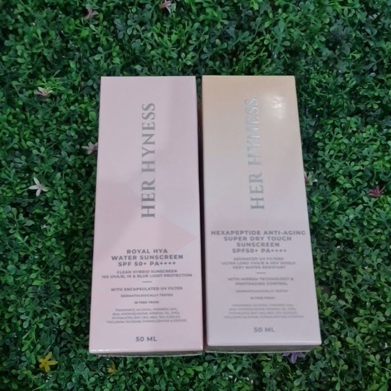 แท้💯 HER HYNESS sunscreen 50mlหมดอายุปี 28