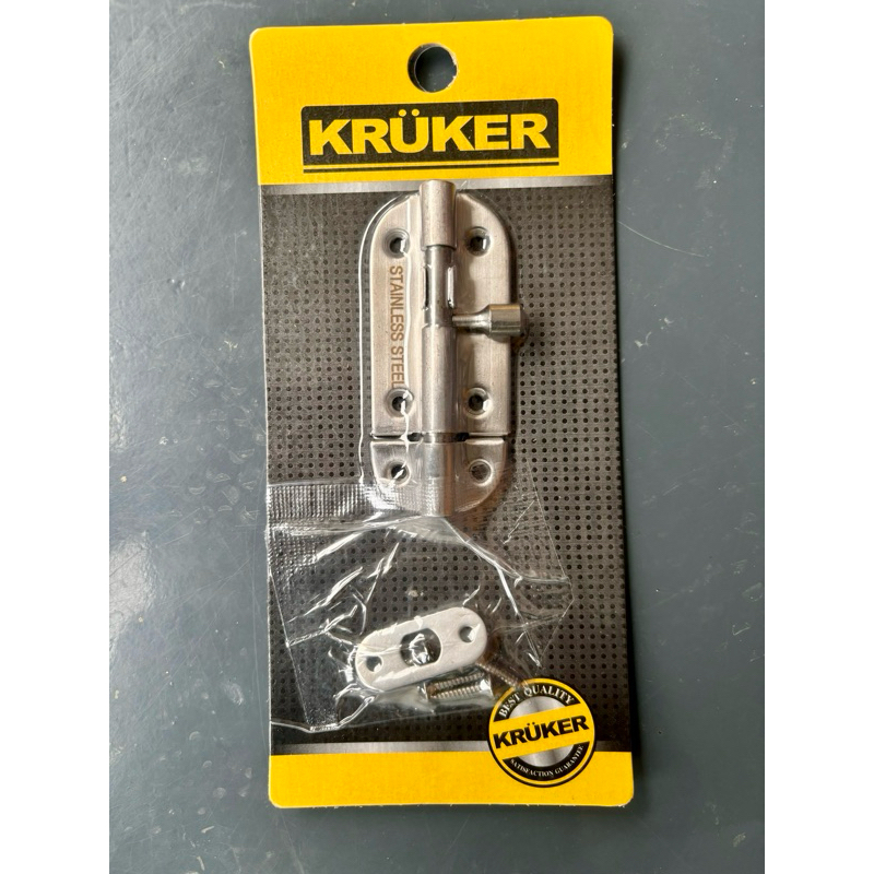 KRUKERกลอนSTAINLESS 2นิ้ว