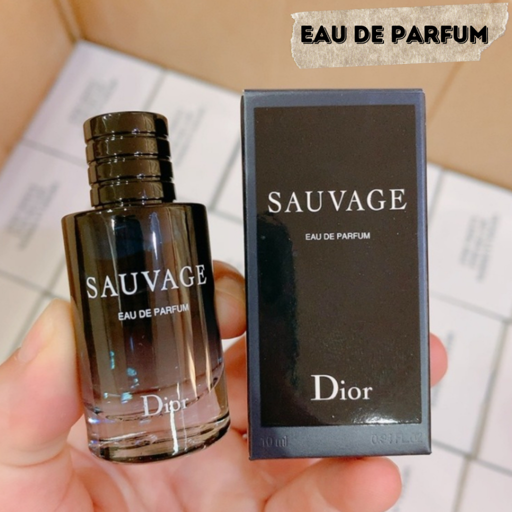 (10 ML - EDP)  Christian Dior Sauvage Eau De Parfum EDP 10 ml แบบแต้ม