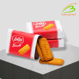 โลตัส บิสคอฟ คาราเมลไลซ์ บิสกิต 125 กรัม Lotus Biscoff Caramelised Biscuit 125g