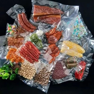 ถุงซีลสูญญากาศ ลายนูน 150 ใบ Vacuum Bags สายพานสูญญากาศ