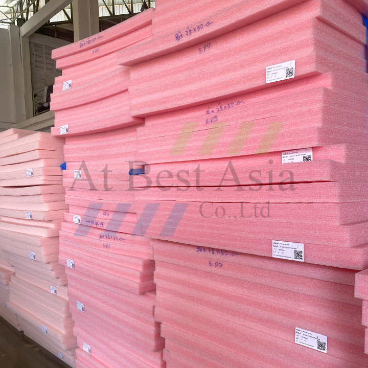 [At Best] โฟมกันกระแทก EPE FOAM แบบแผ่น หนา 50 มิล สีขาว / ชมพู โฟมเบาะ โฟมบุกล่อง โฟมชูชีพ PE Foam ราคา ถูกที่สุด ดีลบีเคเค แกลเลอรีภาพที่ 8