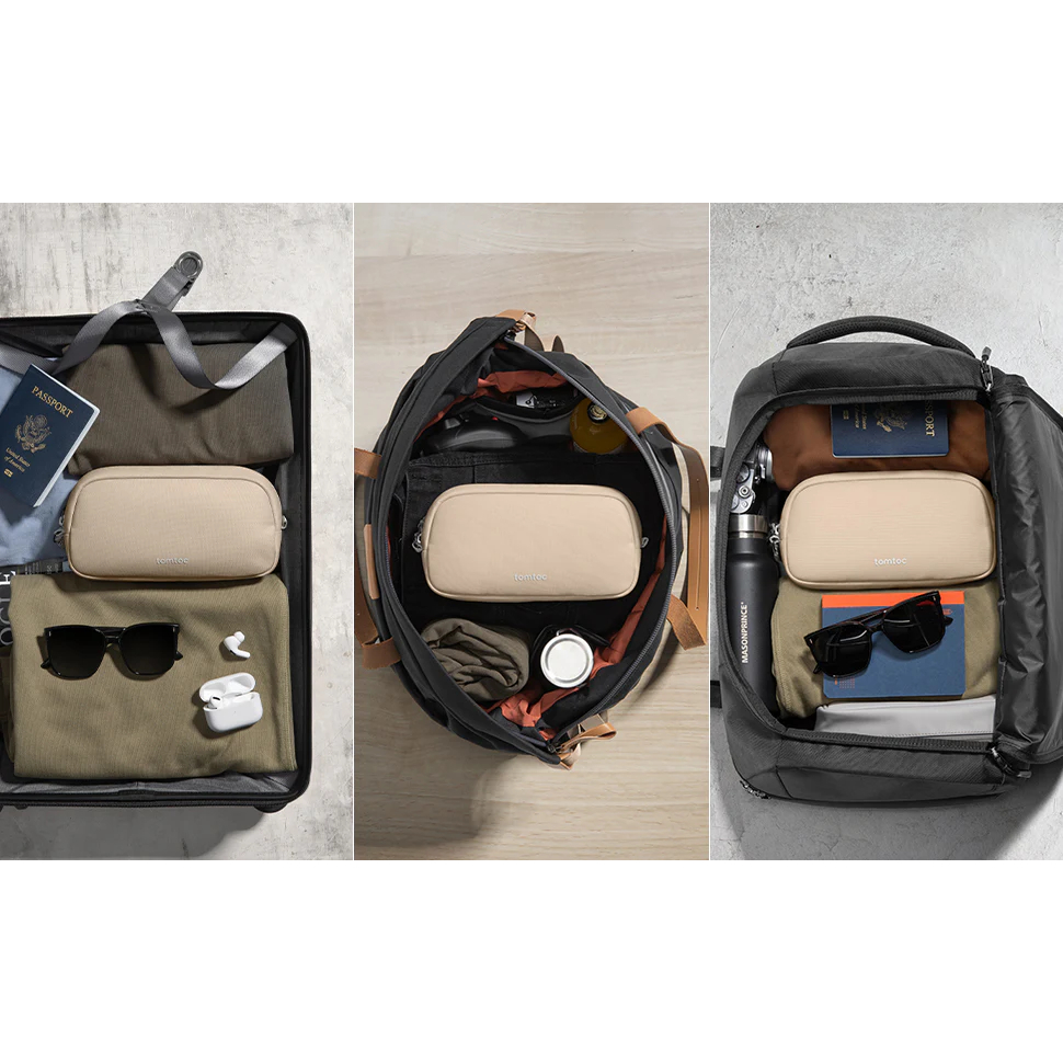 Tomtoc Light-T12 Electronic Accessory Pouch กระเป๋าใส่อุปกรณ์เสริมเกรดพรีเมี่ยม สำหรับ SmartPhone และ อุปกร์ณเสริมต่างๆ