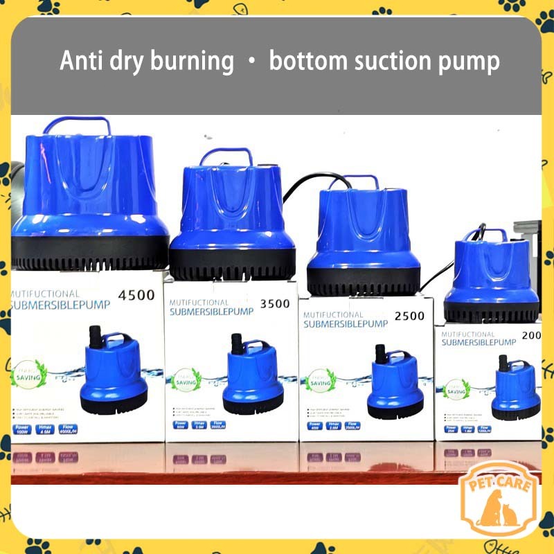 ปั๊มสูบน้ำ ปั้มน้ําอัตโนมัติไดร์โว่ดูดน้ำ ปั๊มแช่ไฟฟ้ากําลังไฟ 220Vปั๊มน้ำสูบน้ำอัตโนมัติจากด้านล่าง ปั๊มบ่อปลา ปั๊มน้ำพ - รูปที่ 2