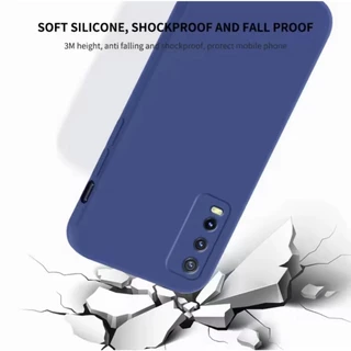 เคส กำมะหยี่ สีสวย สำหรับ VIVO Y21 Y33S Y33T T1X Y15S Y01 Y01A กันกระแทก สีพลาสเทล หรูหรา กันกล้อง