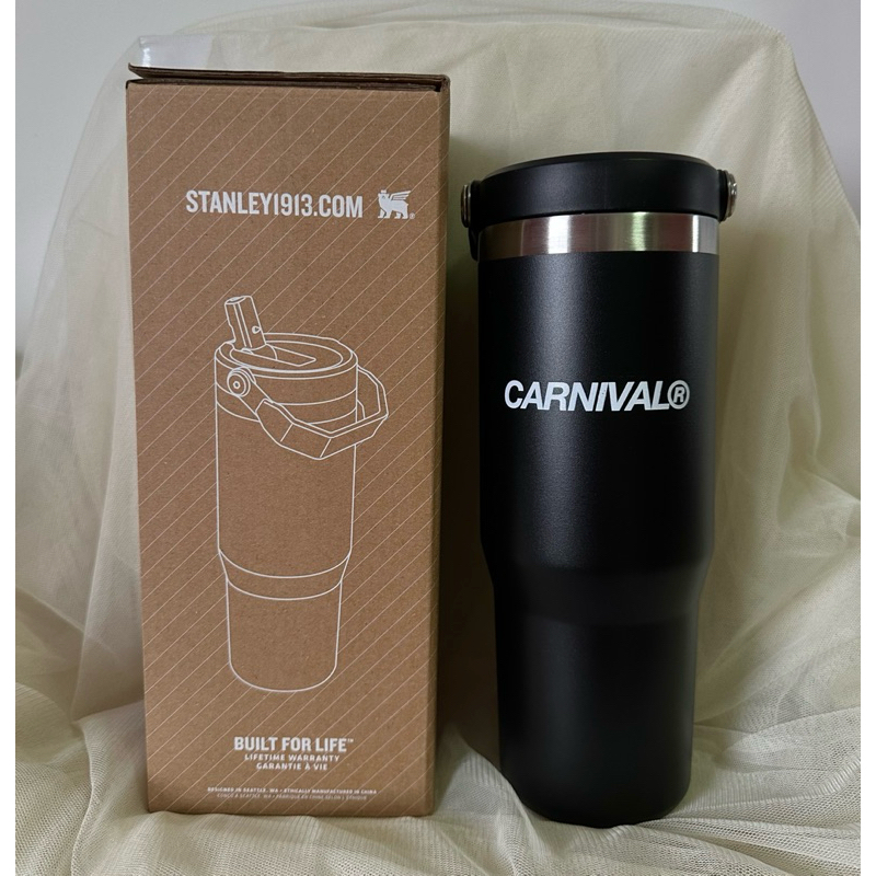 NEW ของใหม่ Carnival  x STANLEY CLASSIC FLIP STRAW TUMBLER 30 OZ BLACK