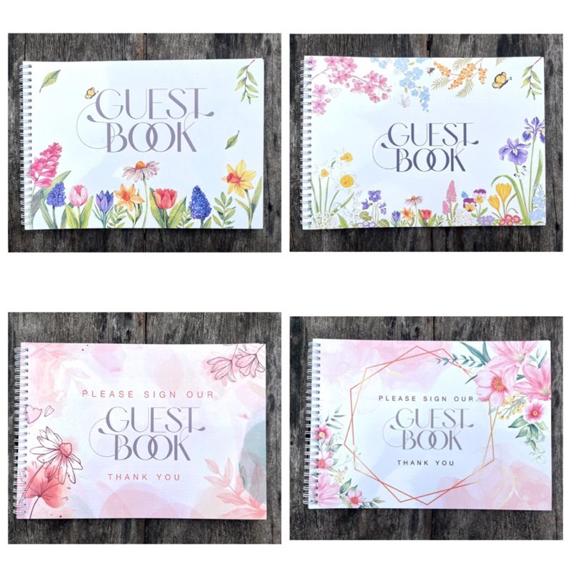 สมุดเซนอวยพรขนาดA4 สมุดปราสาทพร ปกแข็ง