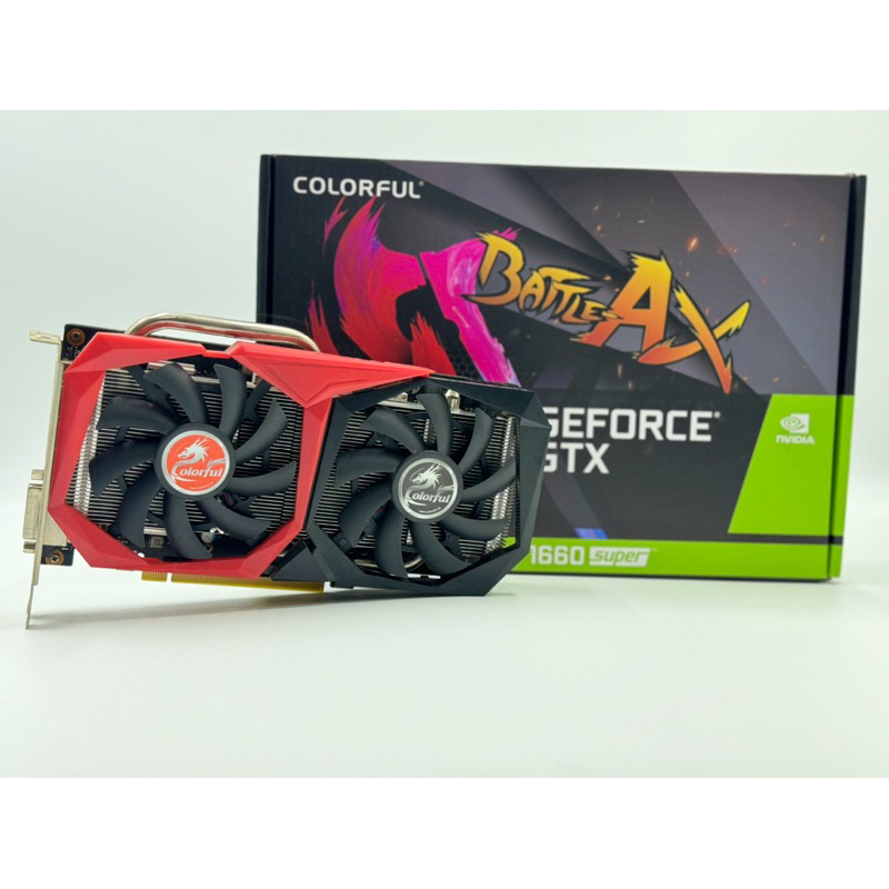 การ์ดจอ GTX1660 Super COLOFUL 6GB สินค้ามือสอง ประกันไทย