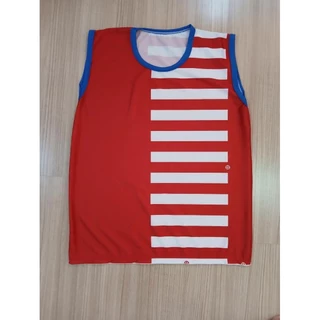 เสื้อกล้ามแขนกุดผู้ใหญ่ เสื้อแขนกุด บ่าใหญ่ อกยืด 44-48 นิ้ว
