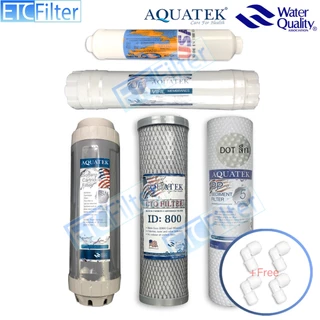 ชุดไส้กรอง Aquatek Silver USA 🇺🇸 (แท้ 100%) UF มี 3 แบบ แบบเกลียว I-TYPE U-TYPE