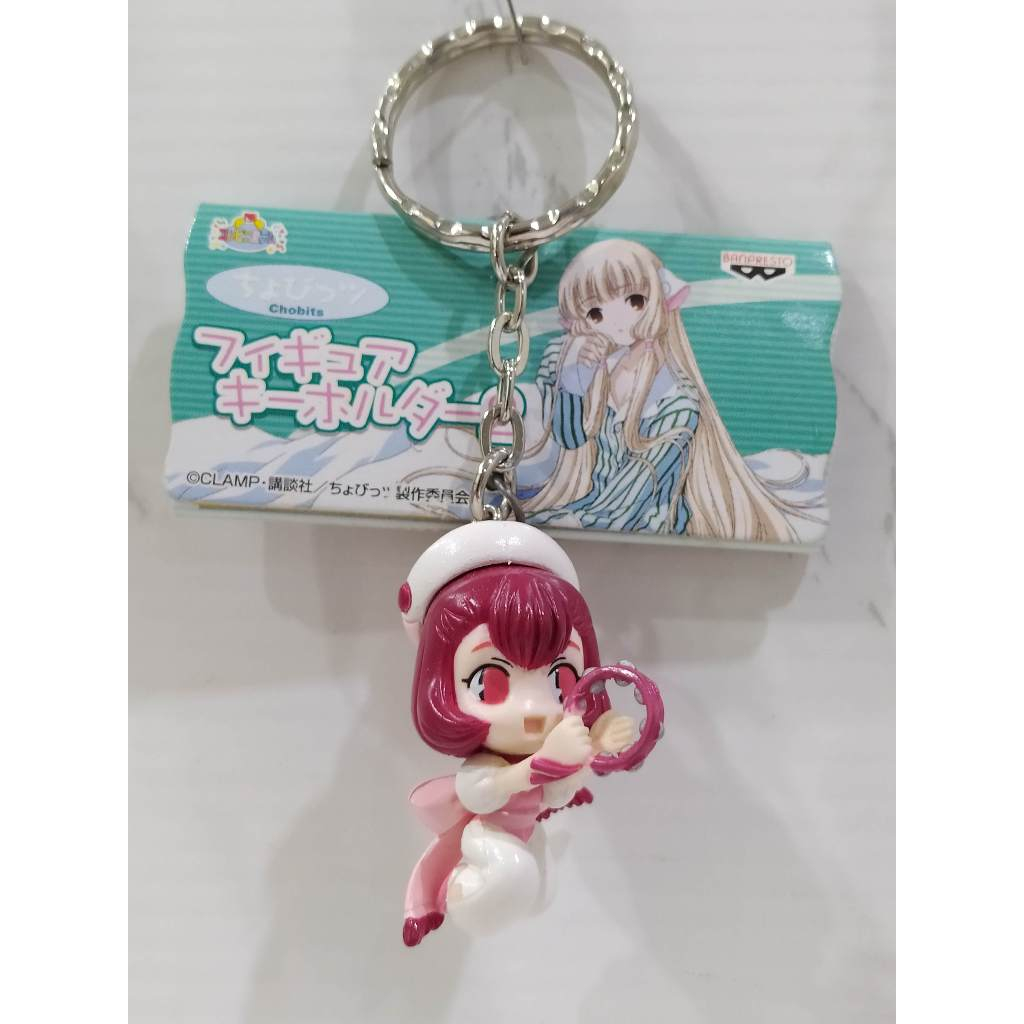 ของแท้ จากญี่ปุ่น พวงกุญแจ ที่ห้อย ฟิกเกอร์ โชบิท ดิจิทัลเลดี้ CLAMP Chobits Sumomo Figure Keychain 