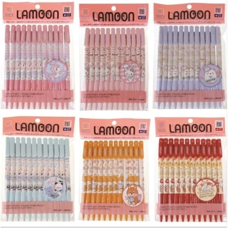 (12ด้าม)ปากกาลูกลื่น 0.38 LAMOON