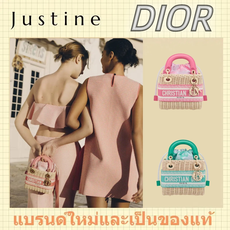 Dior Mini Dioriviera Lady Dior กระเป๋าถือ ยี่ห้อใหม่แท้