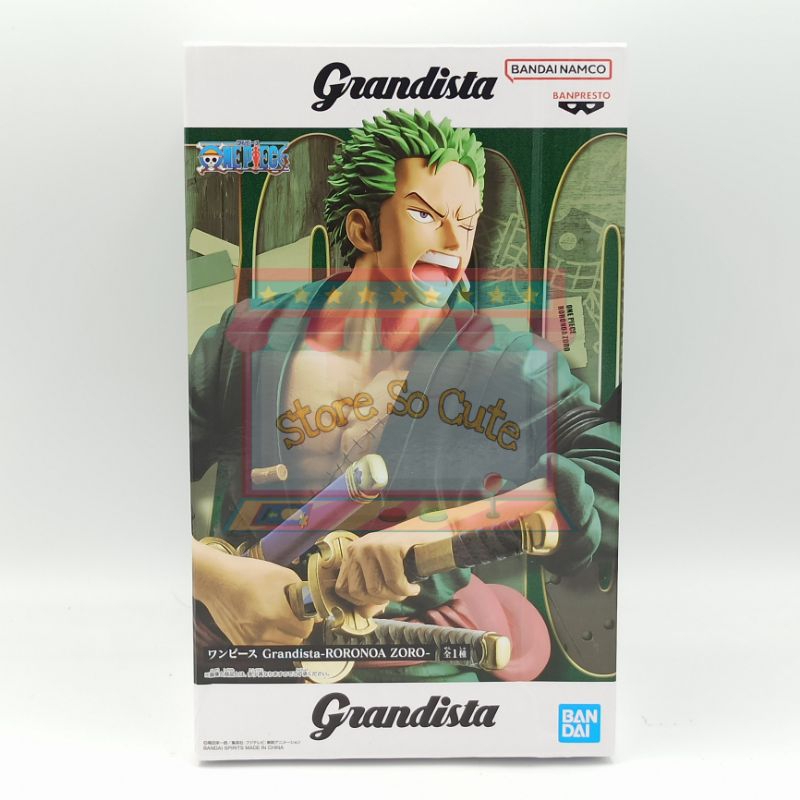 One Piece Grandista Zoro งานแท้นำเข้าจากญี่ปุ่นแมวทอง