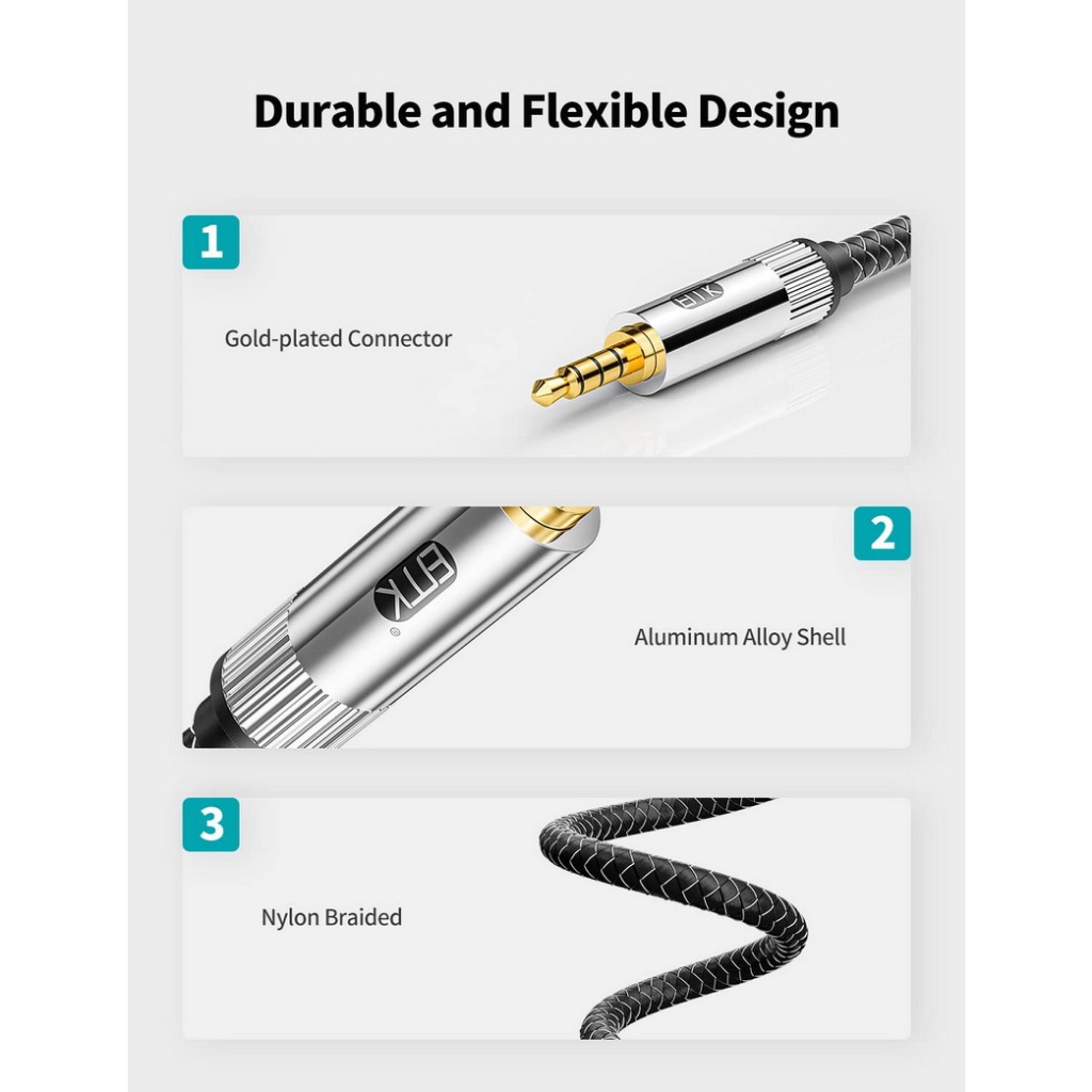 [-ประกันศูนย์ไทย-] ERTK Gaming Headphone Adapter สายแปลงหูฟังไมค์ ให้ใช้กับคอมพิวเตอร์ / มือถือ