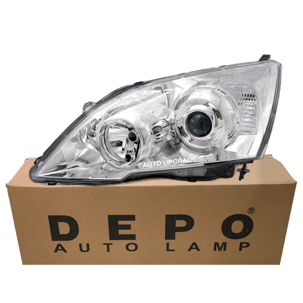 (Depo) ไฟหน้า HONDA CR-V CRV G3 2007 2008 2009 2010 2011 2012 2013 รุ่นหลอดฮาโลเจน