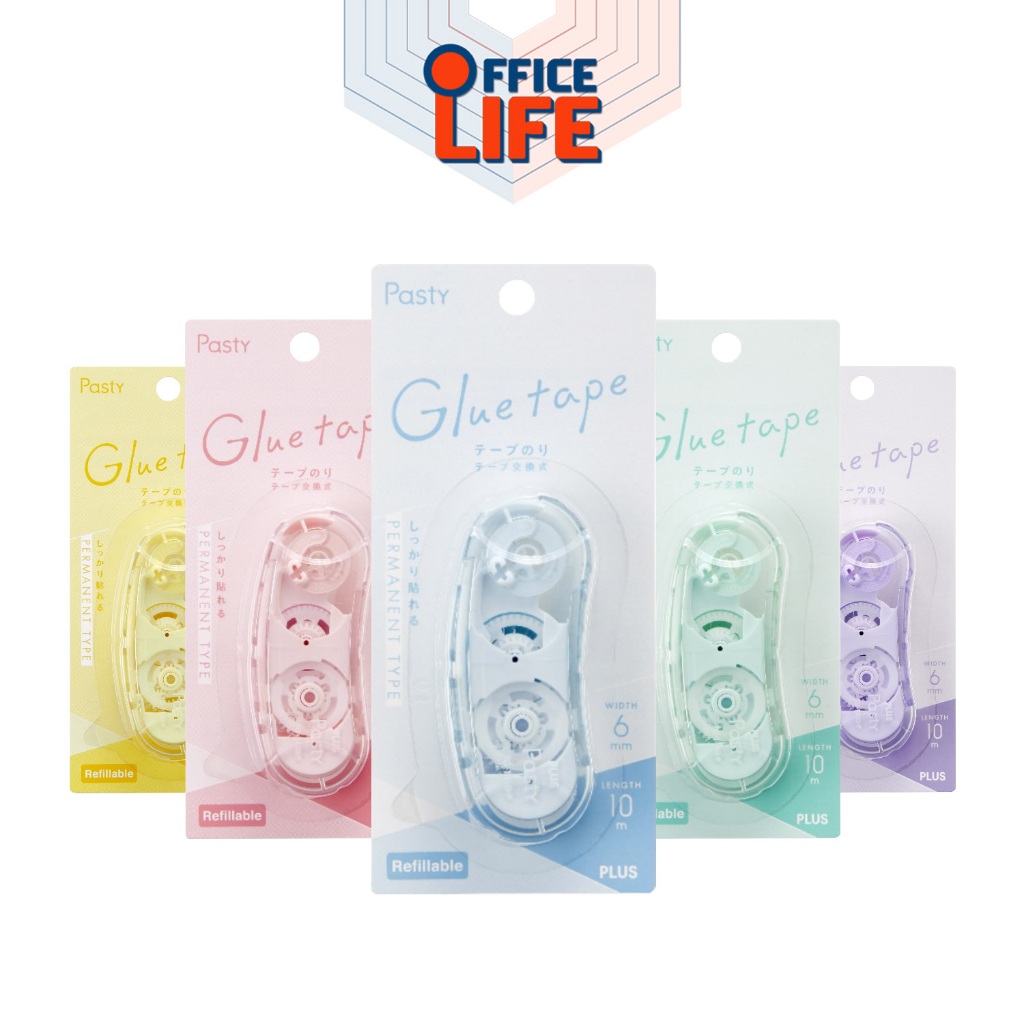 PLUS (พลัส) เทปกาวสองหน้า เทปกาว Pasty Collection รุ่น TG-1110-P NORINO POD ( 1 ชิ้น / คละสี )