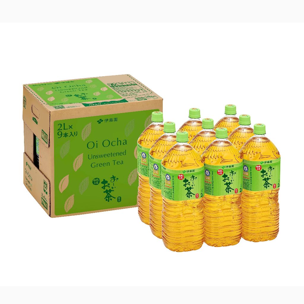 ITOEN Green Tea อิโตเอ็น ชาเขียวญี่ปุ่น สูตรออริจินอล ไม่มีน้ำตาล ขนาด 2 ลิตร (ยกลัง 6 หรือ 9 ขวด)
