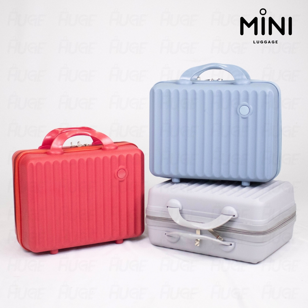 NEW กระเป๋าเดินทาง รุ่น MINI HUGE ของเเท้ ขนาด 14 นิ้ว มีให้เลือก 5สี กระเป๋าใส่เครื่องสำอาง ABS+PC กระเป๋าเดินทาง - รูปที่ 2