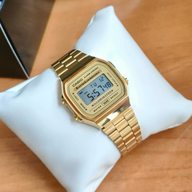 นาฬิกาผู้หญิง คาสิโอแท้ A168WG-9W ประกัน 1 ปี