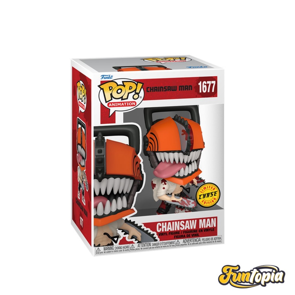 Chase Funko POP! : Chainsaw Man (Chance of Chase)(1677) POP! Animation: Chainsaw Man