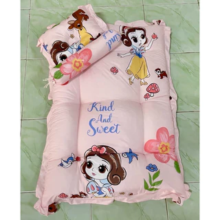 ที่นอนเด็กแรกเกิด-1ขวบ ที่นอนเด็กแรกเกิด(3ชิ้น)พร้อมส่งสินค้าตรงปกลายน่ารักๆ🎃💜😈ที่นอนแรกเกิด