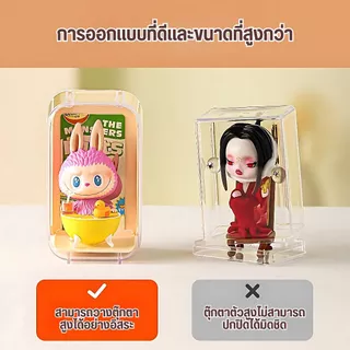 กล่องอะคริลิค กล่องโมเดลสี อะคริลิคใส เสียบการ์ดได้ มี 3 สี กล่องเก็บโมเดล กล่องใส่ตุ๊กตา กล่องใส่ฟิกเกอร์