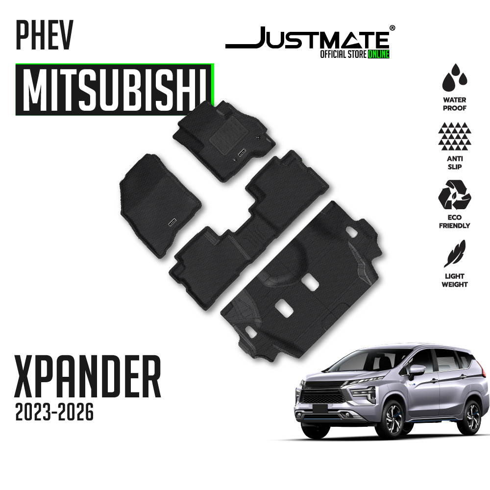 [JUSTMATE] MITSUBISHI พรมปูพื้นรถยนต์ XPANDER HEV 2023 - 2026 HEV